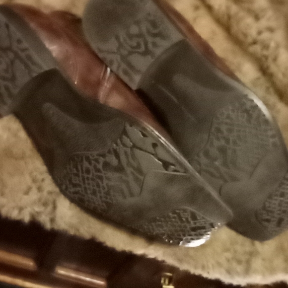 Brown leather ankle boots ,Steve Madden lightly - Picture 5 of 5